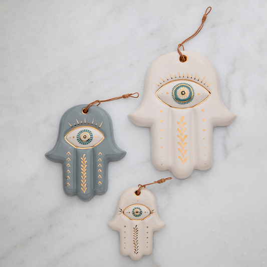 HAMSA | DISCOUNTED SET | WHITE-GRAY