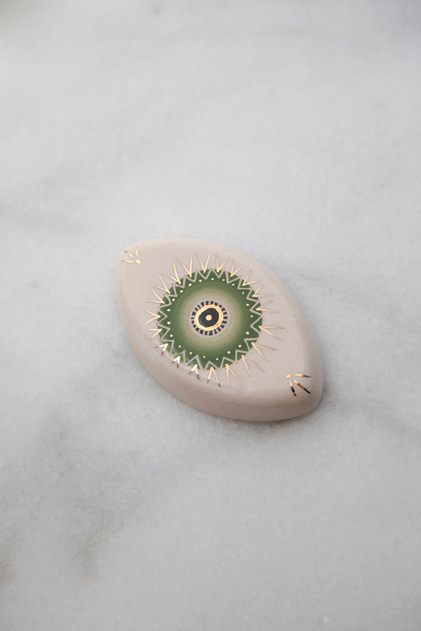 Mini Size Eye | GREEN - WHITE  | 10cmx5cm 