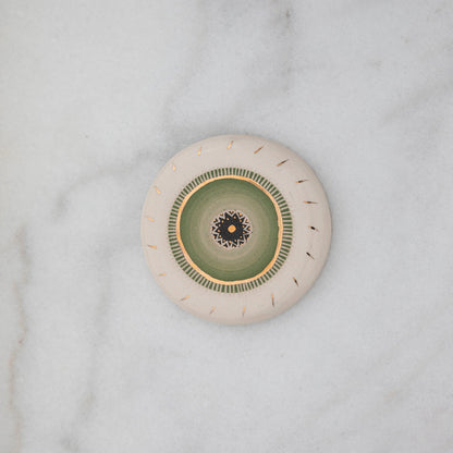 Mini Size Evil Eye | GREEN - WHITE | 7,5cm